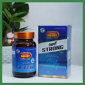 Tảo xoắn Đại Việt Thực phẩm bảo vệ sức khỏe Davi Strong Viên uống Spirulina Hỗ trợ giảm Acid uric DV30