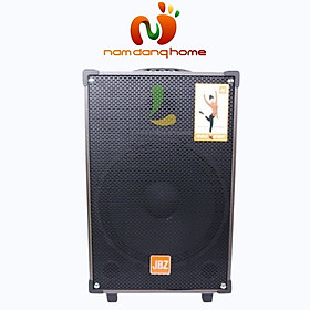 Mua Loa kéo nghe nhạc JBZ NE-109 - Loa di động chất liệu thùng gỗ kết nối bluetooth tặng kèm micro không dây hát karaoke - Hàng nhập khẩu