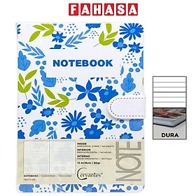 Sổ Ghi Chú Họa Tiết Hoa - Kẻ Ngang - 288 Trang 80gsm - Cervantes PB475-65 - Mẫu 1