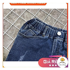 Quần bò lửng bạn trai size 16-22TT. Chất bò co giãn, dễ mặc