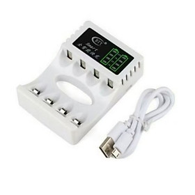 Mua BỘ SẠC PIN TIỂU AA AAA ĐIỆN TỬ TỰ NGẮT THÔNG MINH