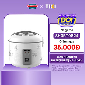 Nồi cơm nắp gài Sunhouse SHD8603 1.8 Lít - Hàng chính hãng