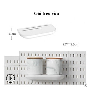 Mua Tấm Bảng Pegboard lớn giá treo dụng cụ hoặc trang trí tường bằng nhựa cao cấp NB131 HÀNG SẴN