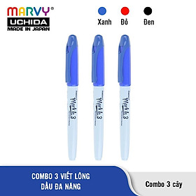 Combo 3 Bút Lông Dầu Đa Năng Marvy 5080