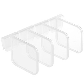 Mua COMBO 4 Miếng chia ngăn phân loại khay lưu trữ tủ lạnh bằng nhựa  có khớp cố định