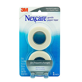 Băng keo cuộn giấy y tế cố định gạc, kim truyền,... 3M Nexcare 781-2pk, sản xuất tại Mỹ