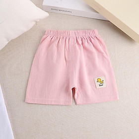 Quần đùi cho bé trai, bé gái, vải 100% cotton thoáng khí hàng QuangChau KIZICIZY QATE28