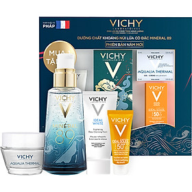 Bộ Dưỡng Chất (Serum) Khoáng Núi Lửa Cô Đặc Vichy Mineral 89 Giúp Da Sáng Mịn Và Căng Mượt (Mineral Festival 2)