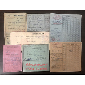 Mua Bộ Phiếu  Thẻ mua xăng  dầu hôi tiêu bản 7 mẫu khác nhau COPY lưu niệm