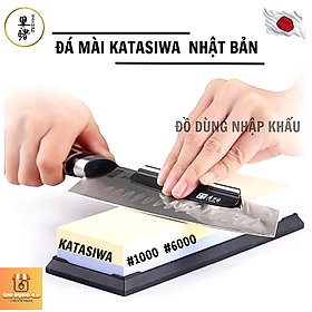 Đá mài dao 2 mặt siêu chắc hiệu KATASIWA nhập khẩu từ Nhật Bản độ mịn #1000-#10.000