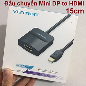 Cáp chuyển tín hiệu Mini DP male ra HDMI male hỗ trợ 4K Vention HAHBG - Hàng chính hãng