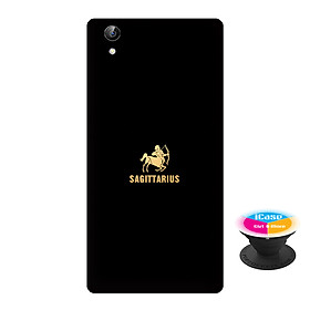 Ốp lưng nhựa dẻo dành cho Vivo Y51 in hình Sagitaurius - Tặng Popsocket in logo iCase - Hàng Chính Hãng