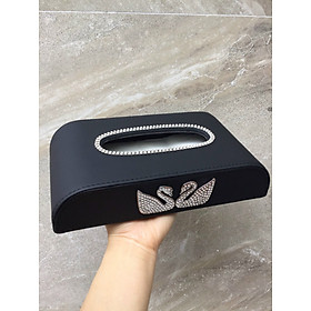 Mua Hộp Đựng Khăn Giấy Đính Đá Thiên Nga Cao Cấp