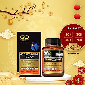 GO GLUCOSAMINE 1-A-DAY 1500mg 30 viên - Viên uống bổ xương khớp nhập khẩu chính hãng GO Healthy New Zealand