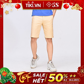 Quần Short Nam Kaki 5S (QKKS023BED) Kiểu Dáng Slimfit Trẻ Trung, Năng Động Đầy Nam Tính