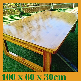 Mua Bàn trà bệt - bàn làm việc chân xếp gấp gỗ tre cao cấp hàng tại xưởng