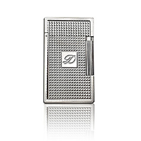 Mua Hộp Quẹt Bật Lửa Ga Đá D136T Họa Tiết Ô Vuông Nhỏ Khắc Hình Chữ Đ Tuyệt Đẹp