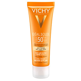 Kem Chống Nắng Ngăn Sạm Da, Giảm Thâm Nám Vichy SPF50 Chống Tia UVA - 100791635