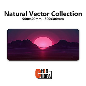 Mua Lót Chuột - Pad Chuột - Mouse Pad - Landscape Vector - Size lớn (90x40 cm và 80x30 cm)
