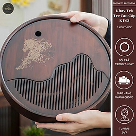 Mua Khay Trà Tre Cao Cấp Hình Tròn  3 Kích Thước KT 63