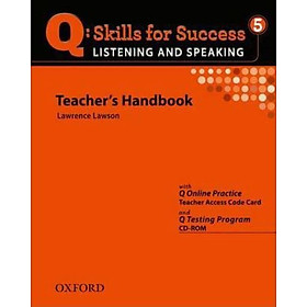 [Download Sách] Q: Listening & Speaking 5 Teacher's Book with Testing Program CD-ROM