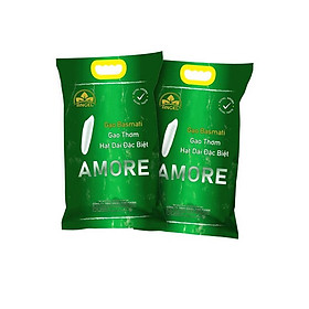 COMBO Gạo Amore Basmati 5KG + 5KG