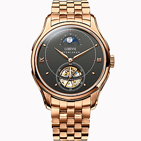 Đồng hồ nam chính hãng LOBINNI L13022-6,kính sapphire,chống xước,chống nước 50m,Bh 24 tháng,máy cơ (automatic)