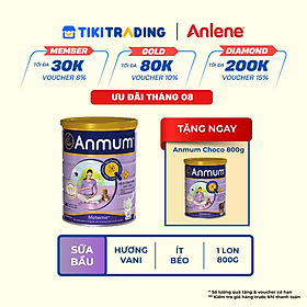 Sữa Bột Dành Cho Mẹ Bầu Anmum Materna Hương Vanilla 800g