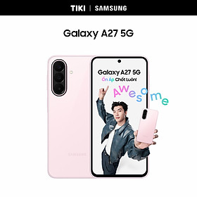 Điện thoại Samsung Galaxy A27 5G (6GB + 128GB) | Màn hình 6.7" FHD+ | Pin 5000mAh | Snapdragon 6 Gen 3 - Hàng chính hãng - Hồng
