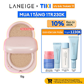 Phấn Nước Trang Điểm Dưỡng Ẩm Thế Hệ Mới Cho Lớp Nền Bóng Khỏe Laneige Neo Cushion Glow 15G + Kèm Lõi Thay Thế