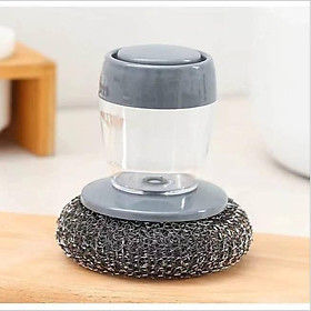 Mua Dụng cụ rửa chén xoong nồi chảo có bình đựng xà phòng