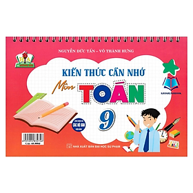 kiến thức cần nhớ môn toán 9 (dùng chung các bộ sgk hiện hành) (HA) - Chung Cận