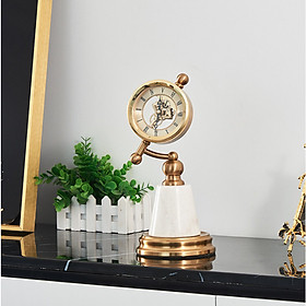 Đồng hồ để bàn Luxury Metal Table Clock