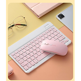 Bàn Phím Điện Thoại Mini Bluetooth Bàn Phím Và Chuột Cho Android Máy Tính Bảng Iphone Bàn Phím Không Dây Cho IPad Điện Thoại IOS Nga Tây Ban Nha - only keyboard