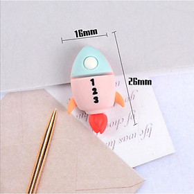 Charm phi thuyền, hành tinh, đĩa bay, phi hành gia trang trí vỏ ốp điện thoại, DIY