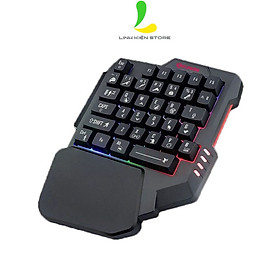 Mua Bàn phím giả cơ một tay Kuwee K15 - Bàn phím gaming 35 phím hỗ trợ Chơi Game Pubg Mobile  Free Fire trên điện thoại  PC
