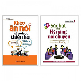 Combo Sách Bí Quyết Kỹ Năng Giao Tiếp Số 1: Khéo Ăn Nói Sẽ Có Được Thiên Hạ + Sức Hút Của Kỹ Năng Nói Chuyện (Tặng kèm bookmark thiết kế Aha) - Cẩm Nang Giao Tiếp Giúp Bạn Vươn Tới Thành Công