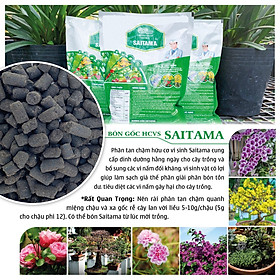 Saitama - Phân Bón Dinh dưỡng hữu cơ tan chậm dành cho hoa lan và cây trồng