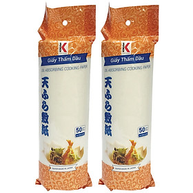 Combo 2 Cuộn Giấy Thấm Dầu Kokusai GTDD00004763 (50 Tờ/Cuộn)