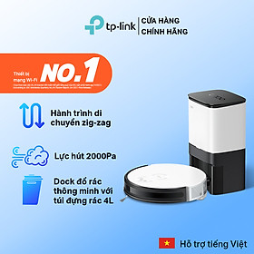 Mua Robot Hút Bụi Và Lau Nhà + Dock Tự Động Đổ Rác Thông Minh TP-Link Tapo RV10 Plus - Hàng Chính Hãng