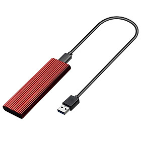 Bộ chuyển đổi  M.2 NGFF SSD 6Gbps sang USB 3.1 Type-C -Màu đỏ