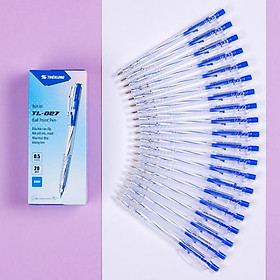 Combo 10-15-20 Bút Bi Thiên Long TL-027 - Mực Xanh/Đen/Đỏ