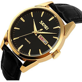 Đồng hồ nam dây da Skmei TCK01