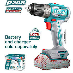 MÁY KHOAN KHÔNG CHỔI THAN DÙNG PIN 20V (KHÔNG KÈM PIN SẠC) 52NM TOTAL TDLI204531 - HÀNG CHÍNH HÃNG