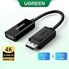 Hình ảnh Cáp chuyển đổi Dispayport sang HDMI: Bộ chuyển đổi DisplayPort sang HDMI 4K*2K@30Hz hoặc 1080P@60Hz hàng chính hãng