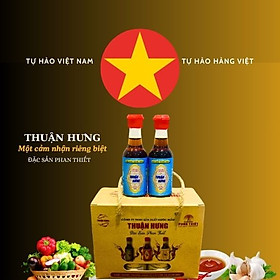 Nước mắm cốt nhĩ Thuận Hưng 35 đạm/1 hộp 8 chai 60ml