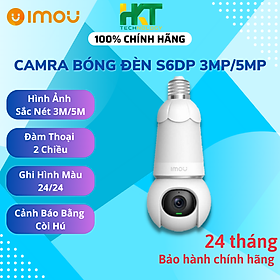 Hình ảnh Camera IP WIFI Bóng Đèn IMOU S6DP 3MP/5MP Xoay 360, Đàm Thoại - Hàng chính hãng