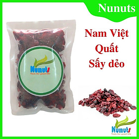 Nam việt quất sấy khô 100% tự nhiên ( gói 100g), vị chua chua ngọt ngọt, không tẩm ướp đường, ăn cực ngon Nunuts.