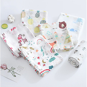 Set 4 Khăn Trùm Xe Đẩy, Khăn Quấn Tắm Xô Bonny Cỡ Lớn 1m1x1m1 Cho Bé (Giao mẫu ngẫu nhiên)