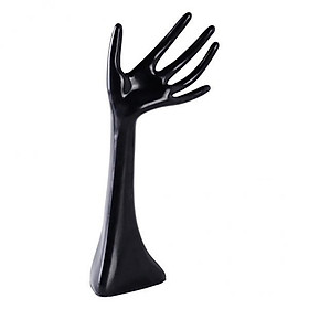 2X Mannequin Hand Glove Ring Bracelet Chain Jewelry Display Stand Holder Black